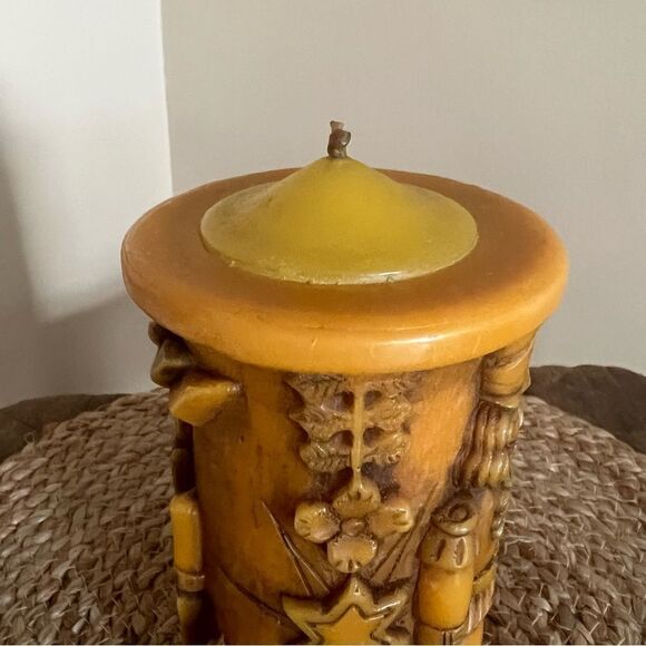 VINTAGE Hand Carved Nutcracker Holiday Candle - Picture 5 of 15